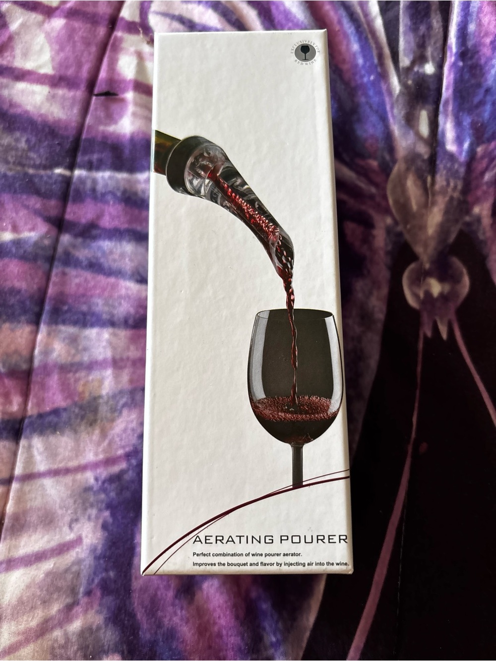 Aerating Pourer Wine Aerator - White Packaging